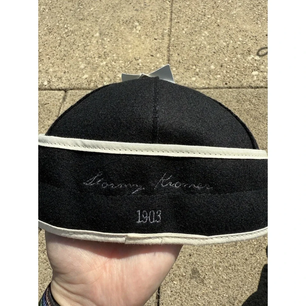Original Stormy‎ Kromer Cap SK Pedal Pusher White Black NWT 6 5/8 Hat